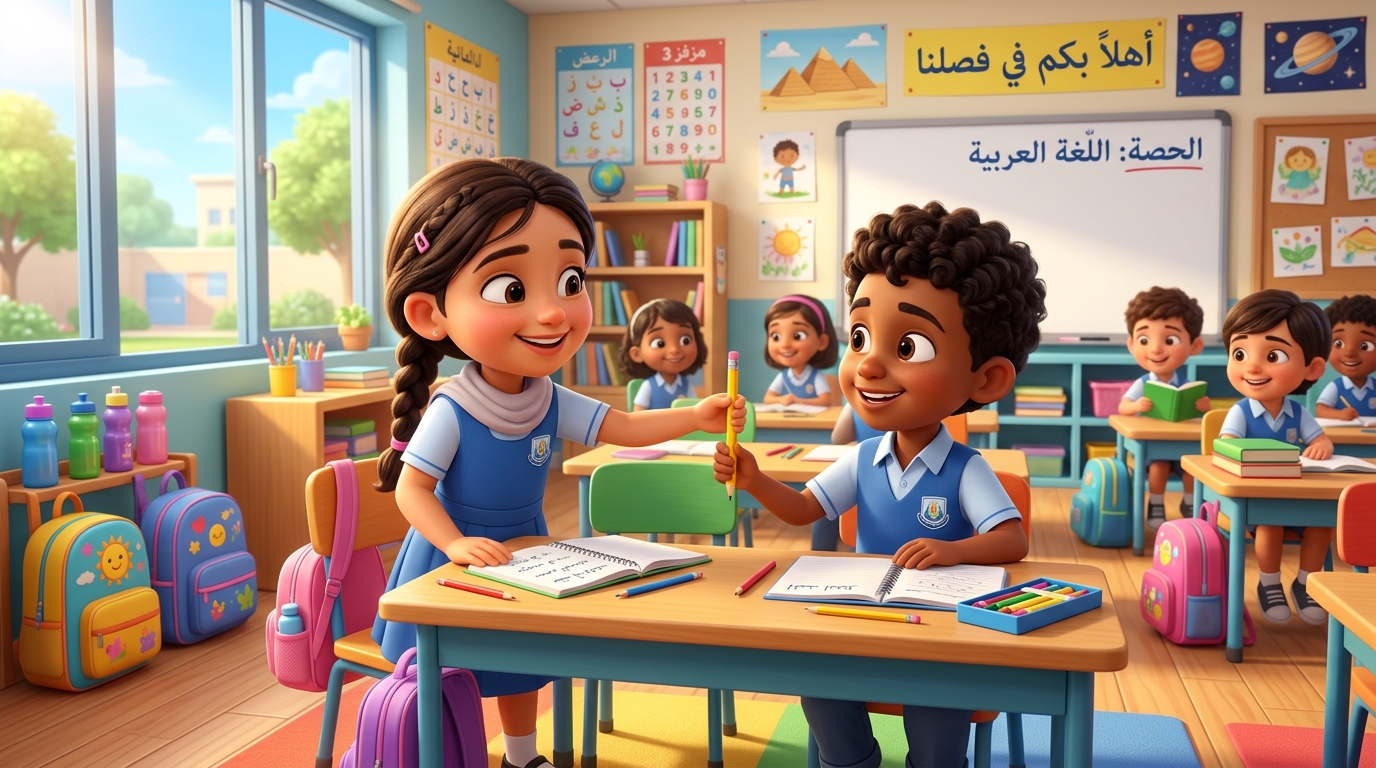 قصة الاستماع: يَوْمٌ جَمِيلٌ