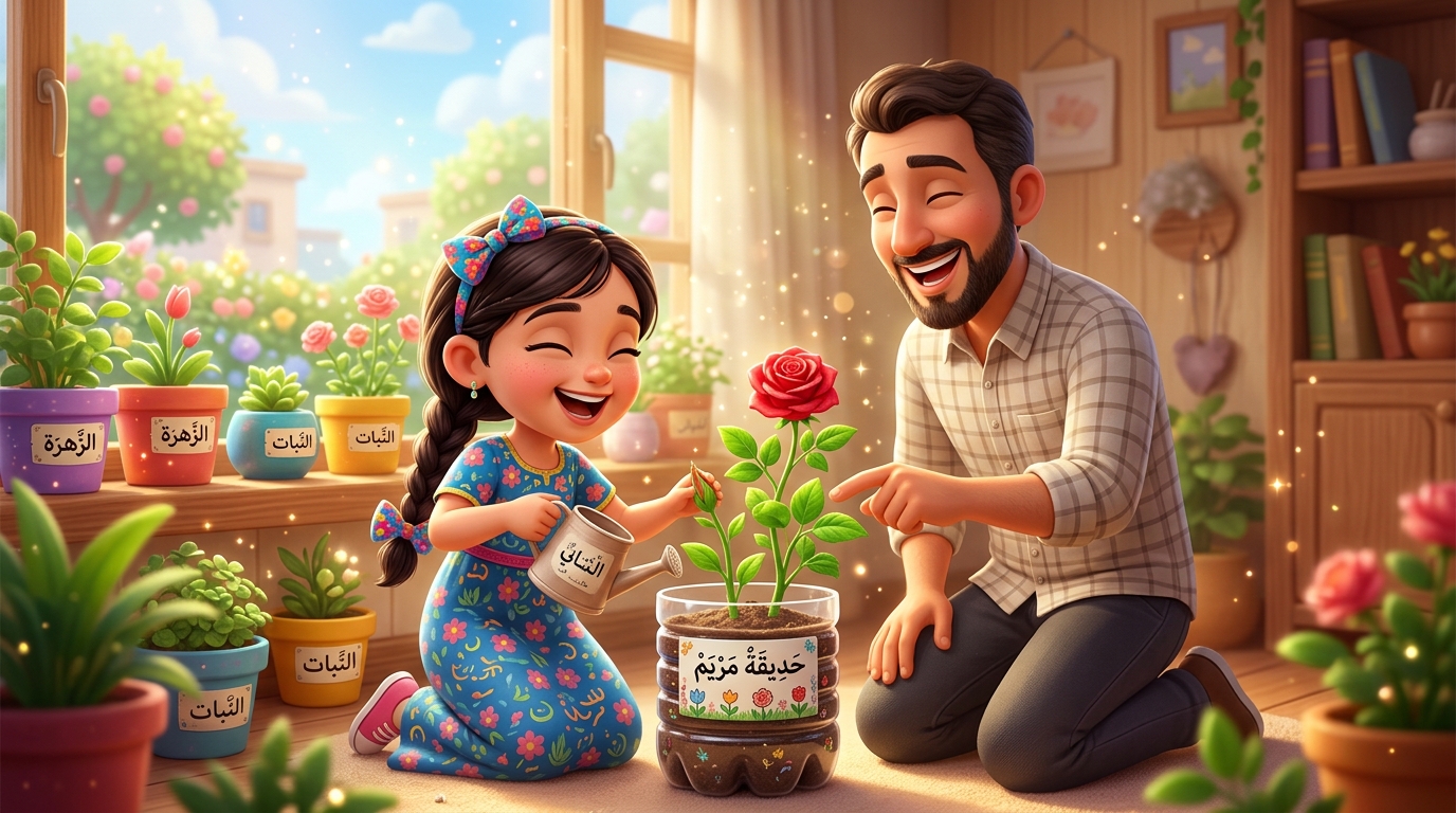 قصة الاستماع: ازْرَعْ نَبْتَةً