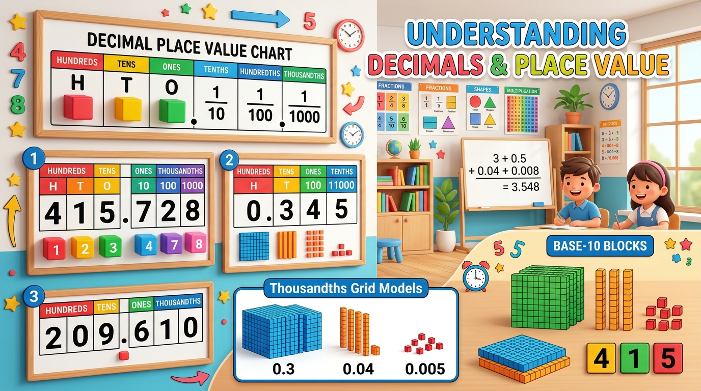 Lesson 1: Decimals to the Thousandths Place
